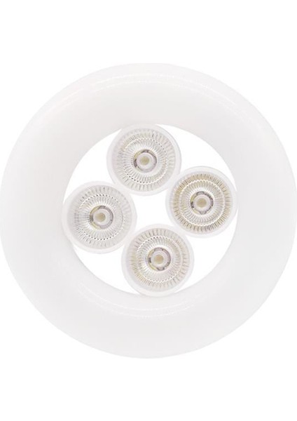 KK-902 E27 Duy 48 Watt Beyaz 4'lü Ufo LED Lamba