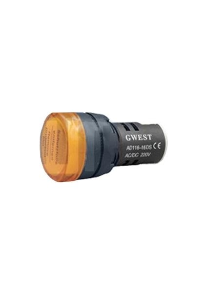 22-24S Ledli Sinyal Sarı 24V Ac/dc 022 mm