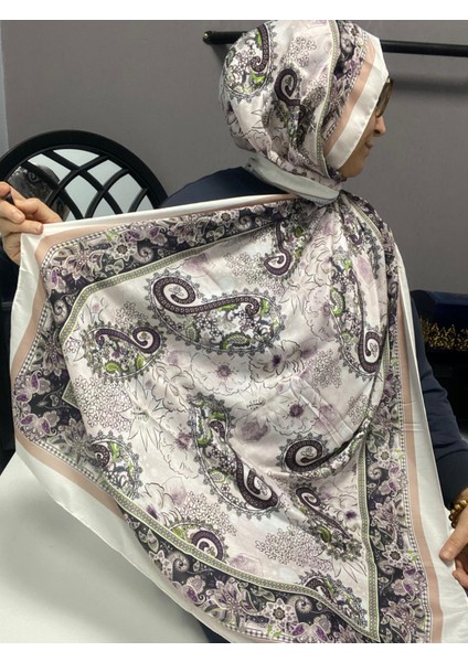 Aminenesil Modakaşmir Etnik Desen Soft Pamuk Şal Bej Renk fiyatları