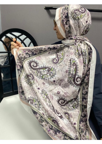 Aminenesil Modakaşmir Etnik Desen Soft Pamuk Şal Bej Renk fırsatları