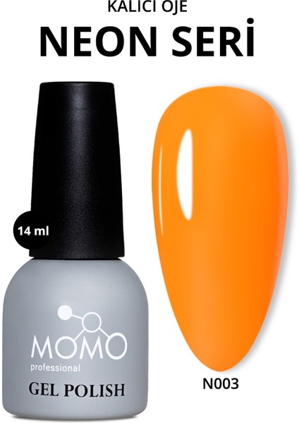 Kalıcı Oje N003 Neon Turuncu 14ML
