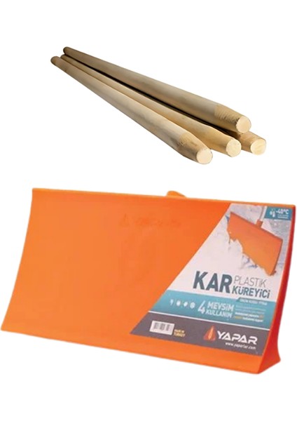 Plastik Kar Küreyici Saplı