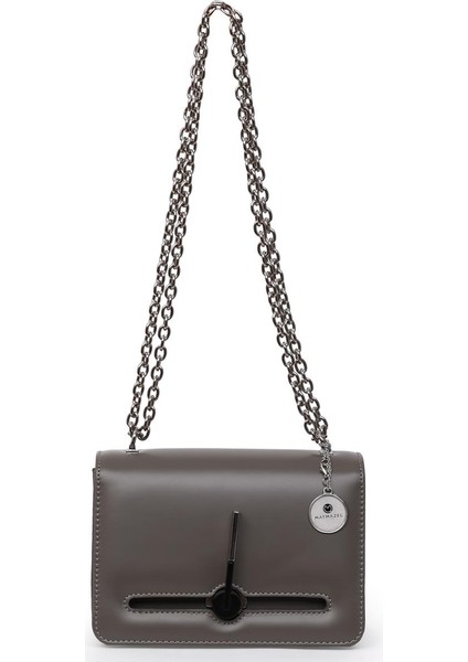 Gutta Gri Omuz Çantası