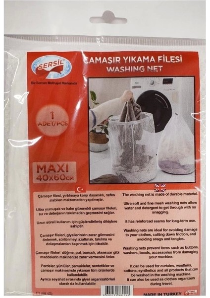 Sersil Çamaşır Yıkama Filesi Jumbo