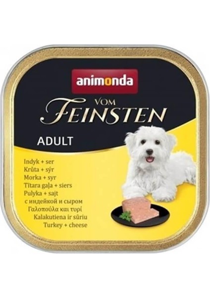 Vom Feinsten Hindili ve Peynirli Köpek Konserve Maması 150 gr