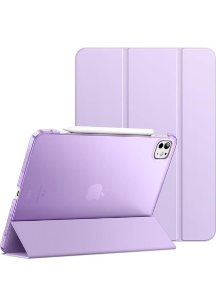 Apple iPad Pro 13inç M4/M5 Kılıf PU Deri Smart Standlı Case 2024/2025