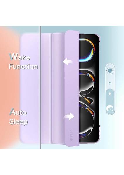 Apple iPad Pro 13inç M4/M5 Kılıf PU Deri Smart Standlı Case 2024/2025 modelleri