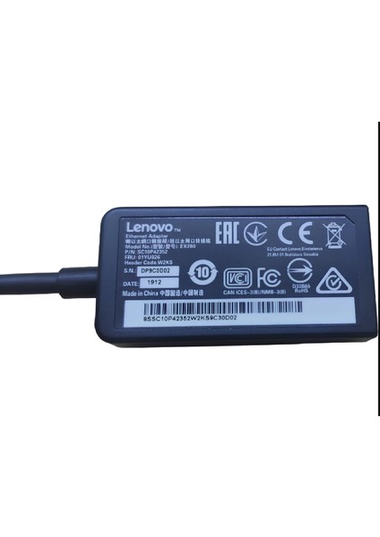 Thinkpad Ethernet Adaptörü(Uzatma Adaptörü) Gen2 EX280 W2KS SC10P42352 01YU026