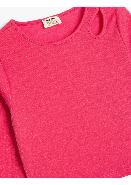 Bisiklet Yaka Slim Fit Uzun Kollu Bluz modelleri