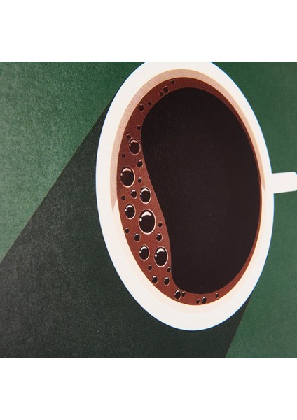 Deco Espresso Pano - Yeşil - 30X40 cm