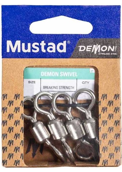 Demon Swivel DLSS01 Fırdöndü Standart-No:1/0 - 6lı