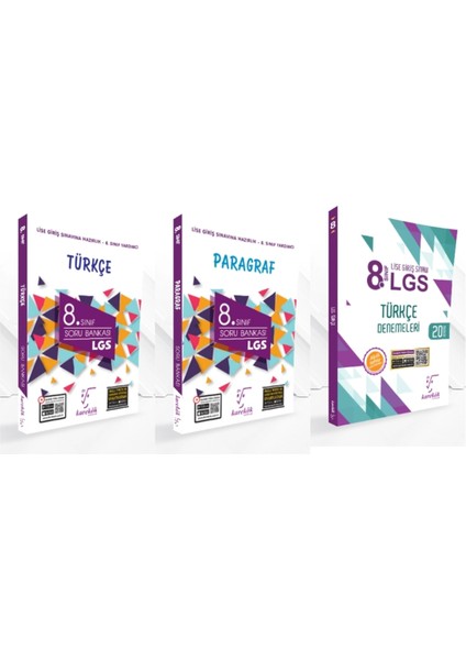 (8. Sınıf) Lgs Türkçe Soru Bankası / Paragraf Soru Bankası / 20'li Deneme Kitabı
