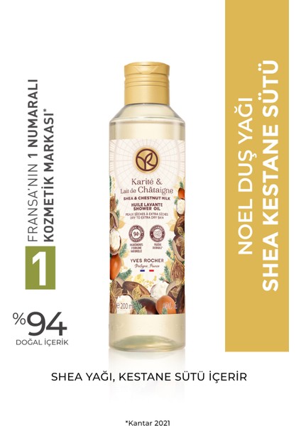 Duş Yağı-Shea ve Kestane Sütü- 200ml-93464