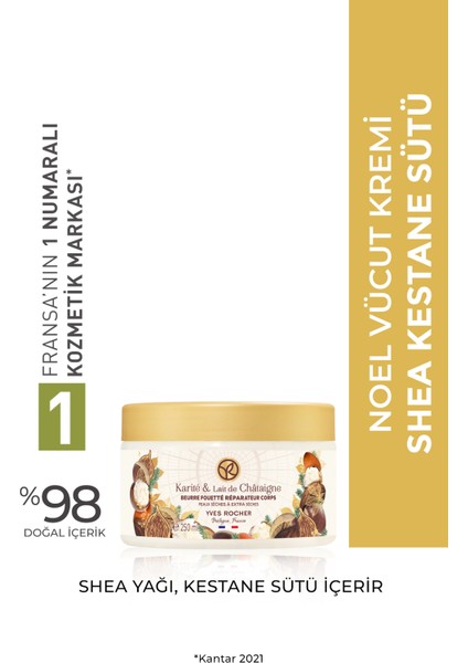 Vücut Kremi- Shea ve Kestane Sütü- 250ml-94088