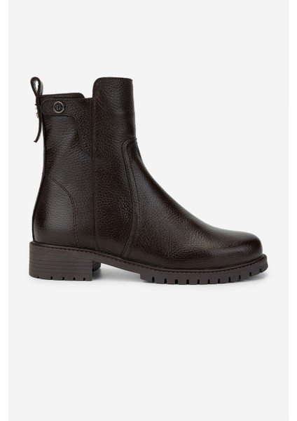 Kadın Kahverengi Düz Bot 33 2025 Bn Bot SK24-25 Kahve Fltr