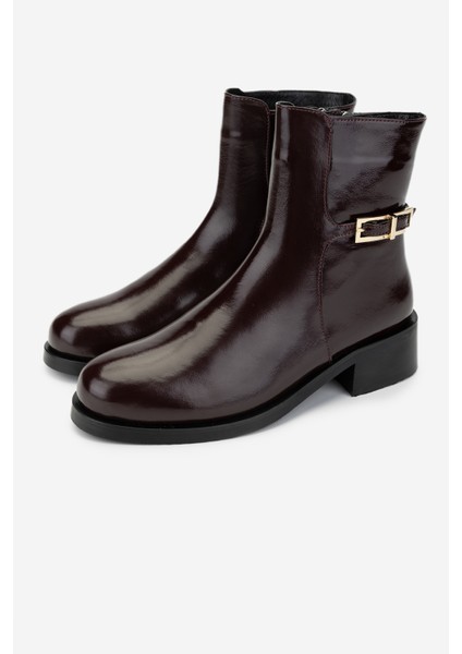 Kadın Bordo Düz Bot 33 28536 Bn Bot SK24-25 Bordo Krsk Rgn indirimleri