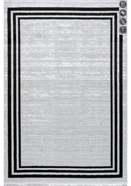 Foneks Deco Halı Milena Hav Toz Vermez Yıkanabilir Kaymaz Ince Dokuma Modern Halı