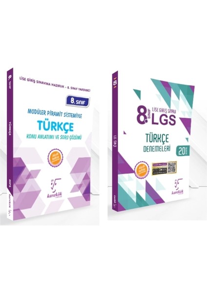 (8. Sınıf) Lgs Türkçe Mps Konu Anlatım / Türkçe 20'li Deneme Kitabı