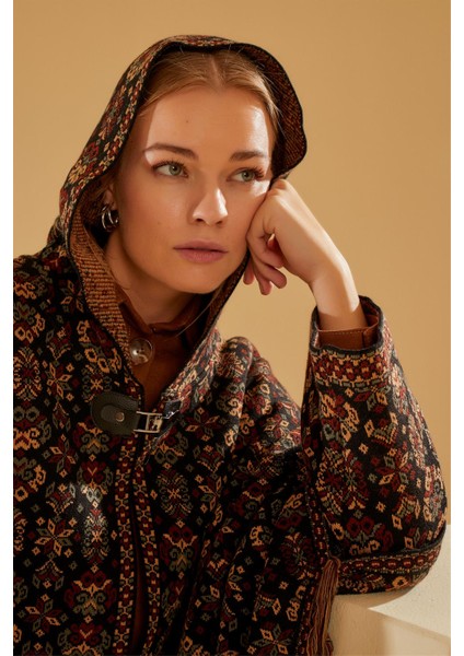 Çiçek Desenli Kilim Panço fiyatları