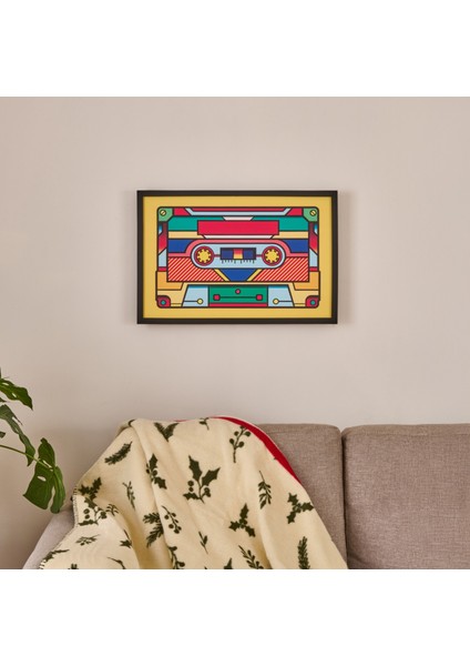 Deco Kaset Pano Tablo - Renkli - 40X60 cm