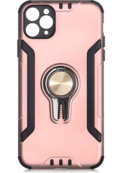 Apple iPhone 11 Pro Max Kılıf Stand Olma Özellikli Araç Tutuculu Ko Ko Kılıf