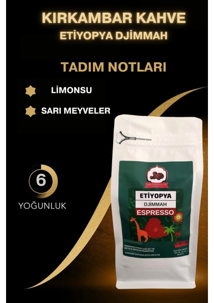 Etiyopya Espresso Çekirdek Kahve 250 gr
