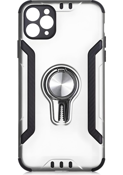 Apple iPhone 11 Pro Max Kılıf Stand Olma Özellikli Araç Tutuculu Ko Ko Kılıf