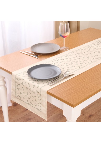 Soft Havva Runner - Beyaz - 35X135 cm