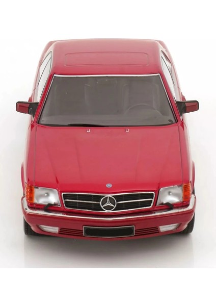 1985 Mercedes Benz 560 Sec C126 Kırmızı 1/18