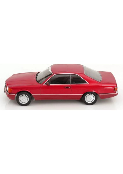 1985 Mercedes Benz 560 Sec C126 Kırmızı 1/18