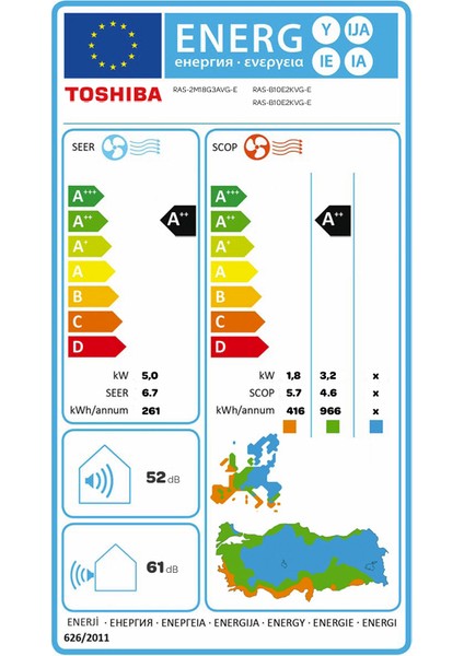 3m A+++ Multi Split Inverter Klima 1 Dış + 2 Iç Ünite (16.000 BTU+16.000 Btu)