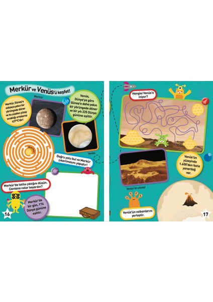 National Geographic Kids Süper Uzay Çıkartmalı Aktivite Kitabı fırsatları