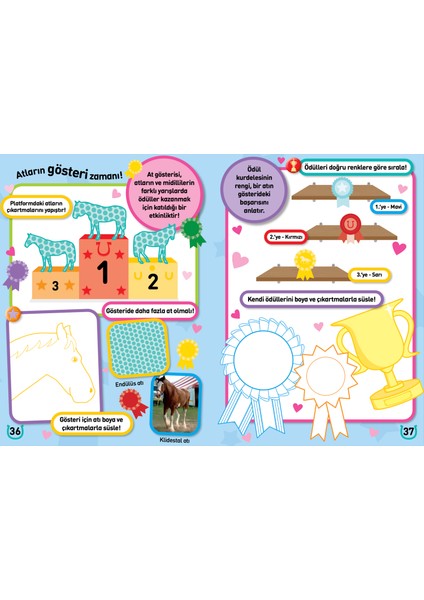National Geographic Kids Poniler ve Atlar Çıkartmalı Aktivite Kitabı fiyatları