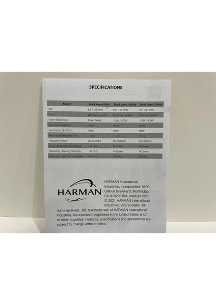 Shock Wave 85W65 16 cm Midrange 160 Watt Peak Power fırsatları