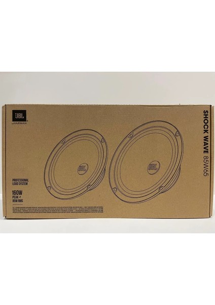 Shock Wave 85W65 16 cm Midrange 160 Watt Peak Power indirimleri