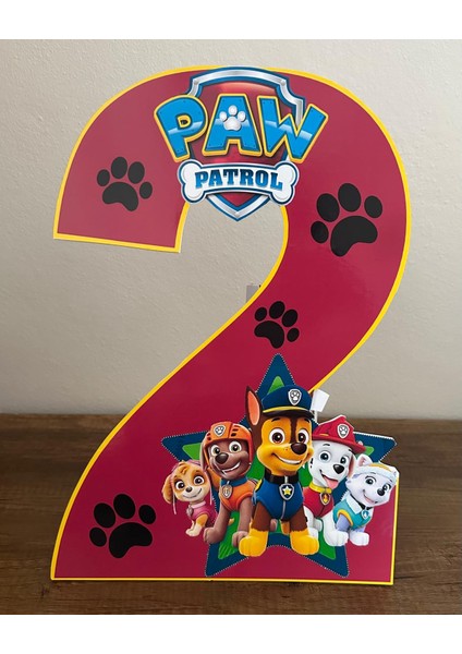 Paw Patrol “2” Masaönü Ayaklı Pano