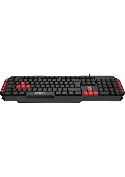 Gamy Siyah USB Kırmızı Tuşlu Q Gaming Oyuncu Klavye + Mouse Set Hyk-46