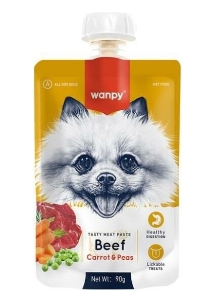 Taze Sığır Etli&havuçlu Köpek Et Ezmesi 90GR