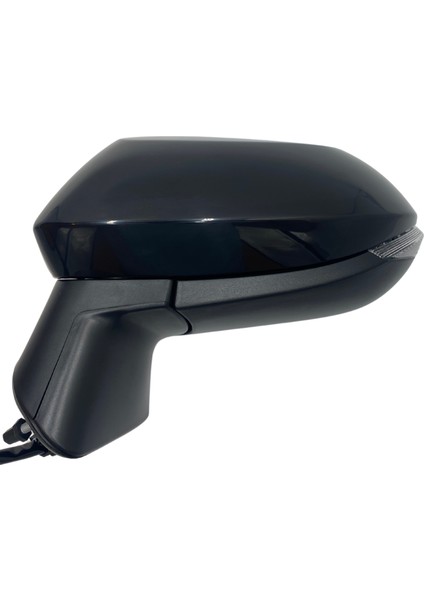 Dış Dikiz Aynası Toyota Corolla 2019-2024 - Auris 2019 - 2024 Elektrikli, Isıtmalı, Sinyalli, Manuel Katlanır, Siyah Kapak, 6 Pin