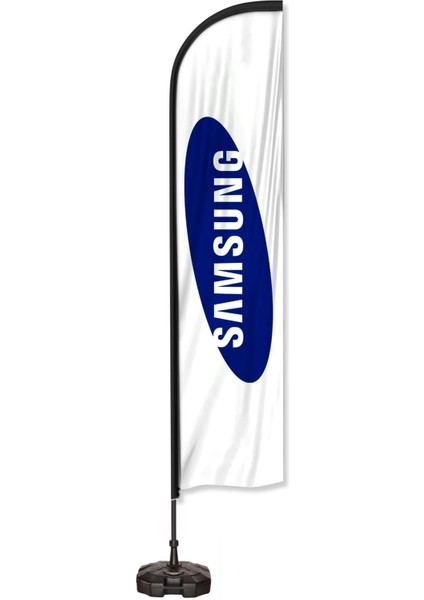 Samsung Logolu Yelken Bayrak Set