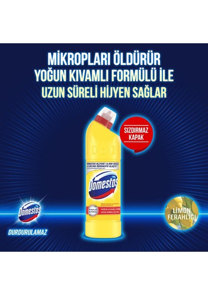 Çamaşır Suyu Limon 750 ml Kar Beyazı 750 ml Dağ Esintisi 750 ml