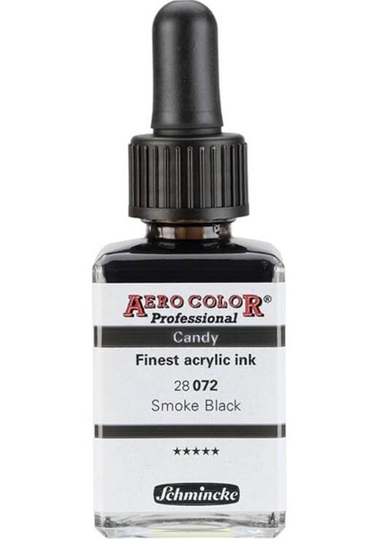 Aero Color Akrilik Mürekkep 28 Ml. 072 Candy Colors Smoke Black