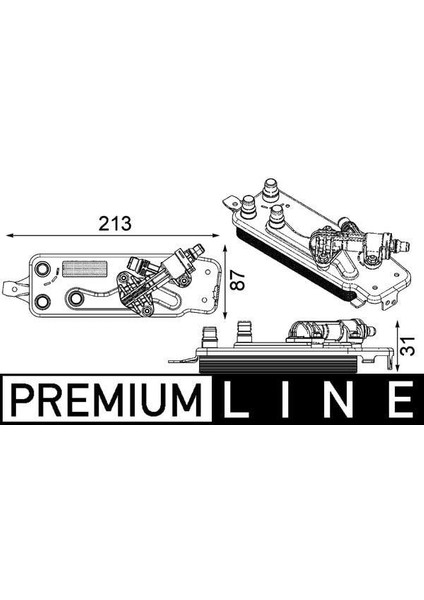 Sanzıman Yag Sogutucu Bmw N55 N63 F10 F12 F06 F01 F02 F03 F04 Premıum Lıne