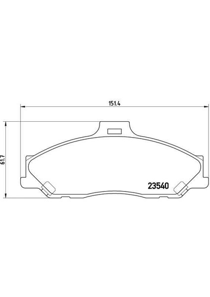 Ön Balata Ranger 2.5 D Td 4x4 99 3.0 Tdci 05 Mazda B Serisi 2.5 D Td 98 GDB3353