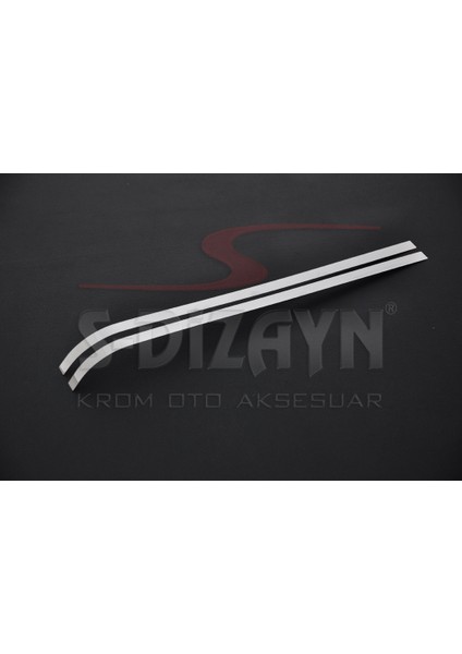 Peugeot Bipper Krom Sürgülü Kapı Çıtası 2 Prç 2007-2017