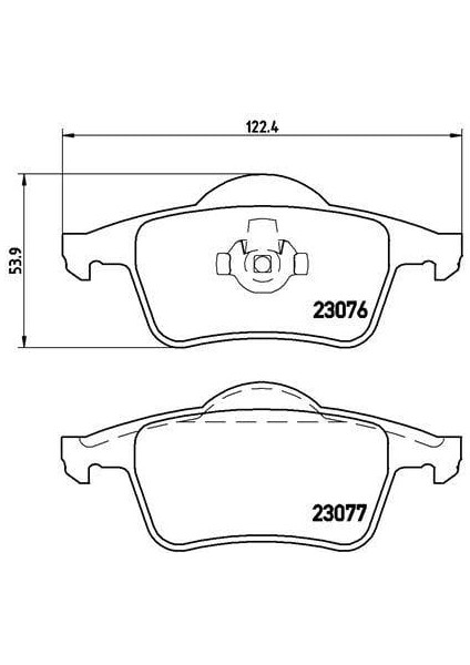 Arka Balata Volvo S60 2000-2010 S80 1998-2006 V70 97-07 XC70 97-07 S70 97-00