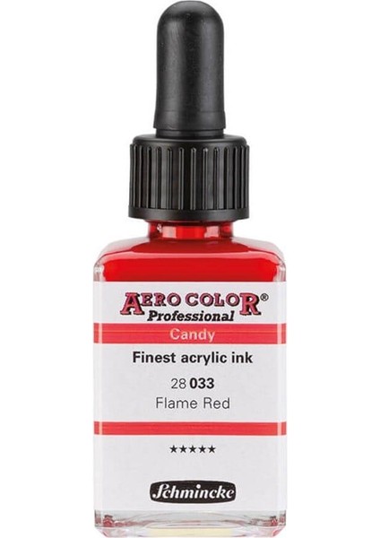 Aero Color Akrilik Mürekkep 28 Ml. 033 Candy Colors Flame Red