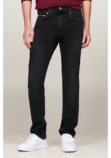 Erkek Th Flex Bleecker Slim Kot - Siyah