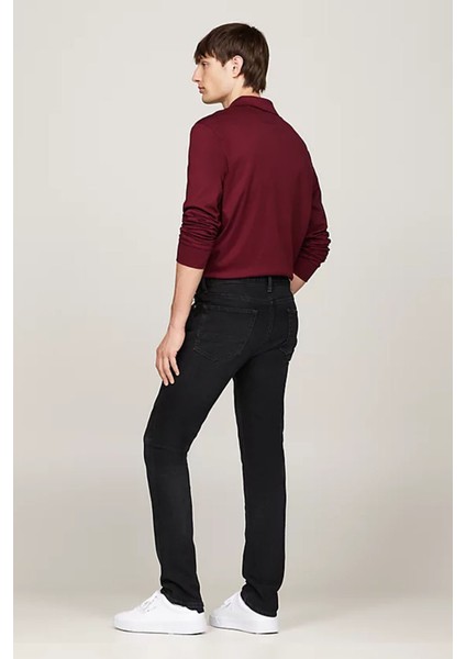 Erkek Th Flex Bleecker Slim Kot - Siyah fırsatları