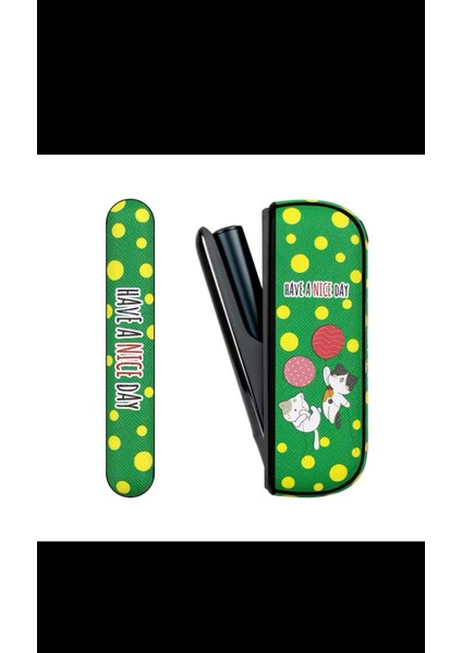 Illüma Uyumlu Kapaklı Koruma Kılıfı Yeşil Cat Desenli fiyatları